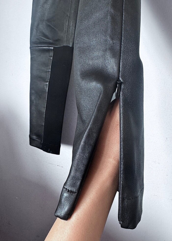 Yigal Azrouel orijinal deri pantolon - Görsel 5