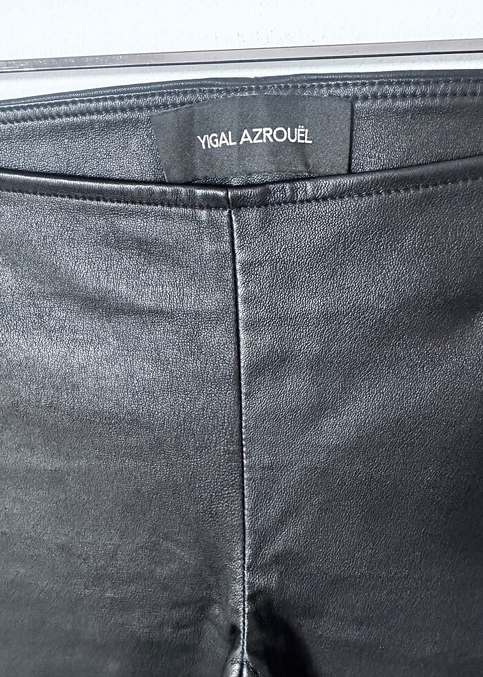 Yigal Azrouel orijinal deri pantolon - Görsel 3