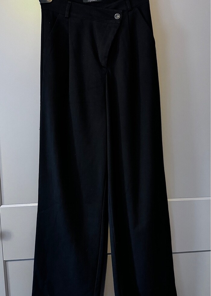 Vatkalı Palazzo pantolon - Görsel 4