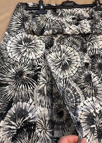 Kadın Piliseli Uzun Batik Desenli Etek - Görsel 3