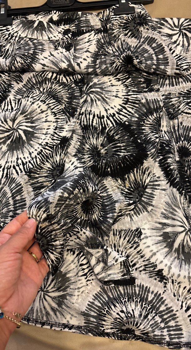 Kadın Piliseli Uzun Batik Desenli Etek - Görsel 4