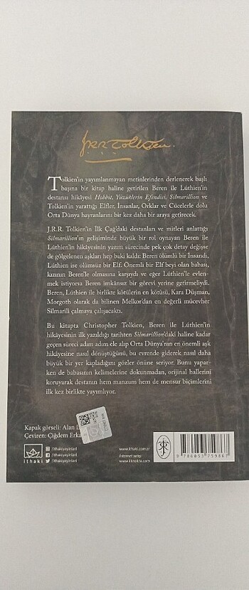  J.R.R. TOLKIEN BEREN İLE LUTHİEN