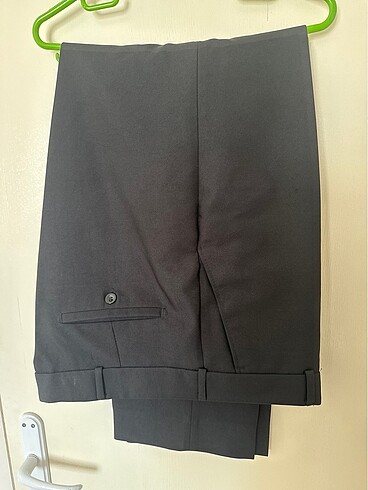 Siyah kumaş pantolon bel 46 / boy 100 cm