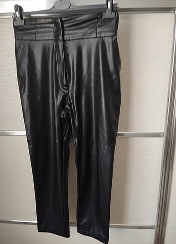 SİYAH DERİ PANTOLON  - Görsel 3