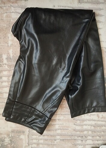SİYAH DERİ PANTOLON  - Görsel 4