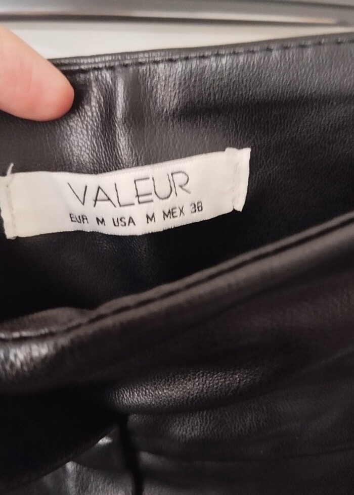 SİYAH DERİ PANTOLON  - Görsel 2