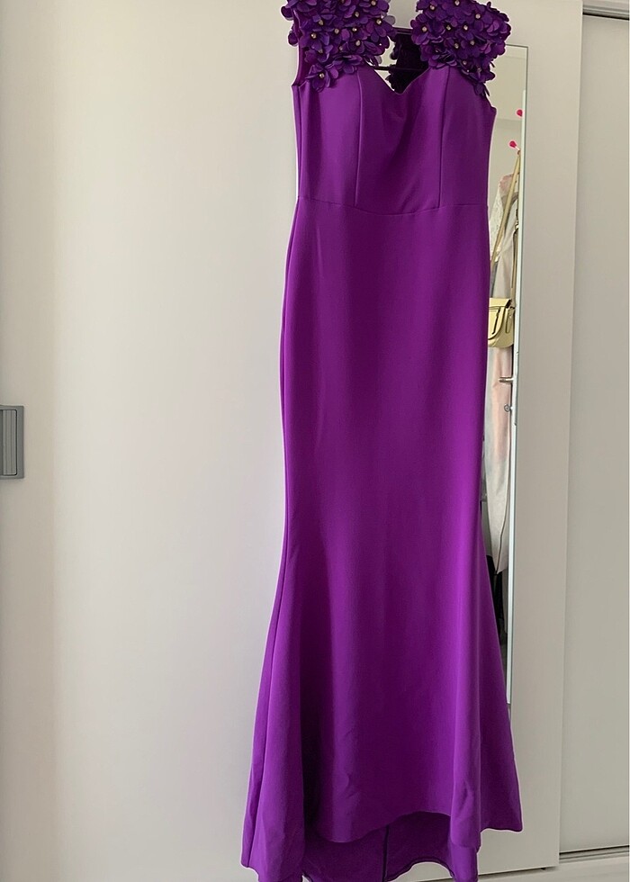 Uzun abiye elbise - Görsel 4