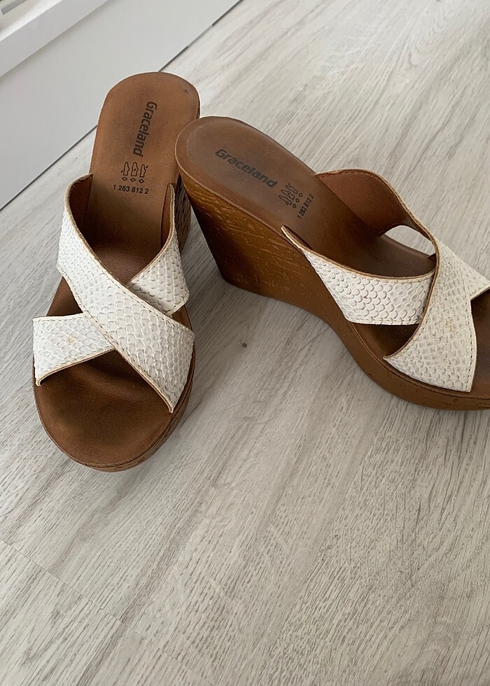 Dolgu topuk terlik - Görsel 2