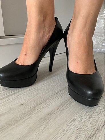 Platform topuk ayakkabı - Görsel 7