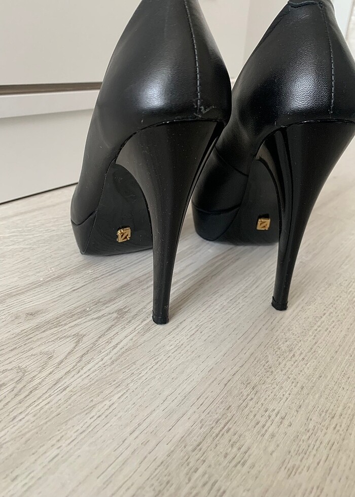 Platform topuk ayakkabı - Görsel 4