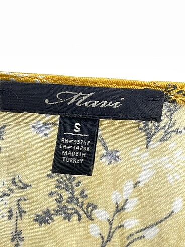 s Beden sarı Renk Mavi Jeans Kısa Elbise %70 İndirimli.