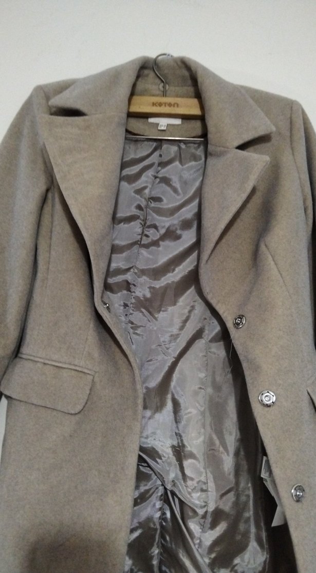 Bej Kadın Kaban - Görsel 2