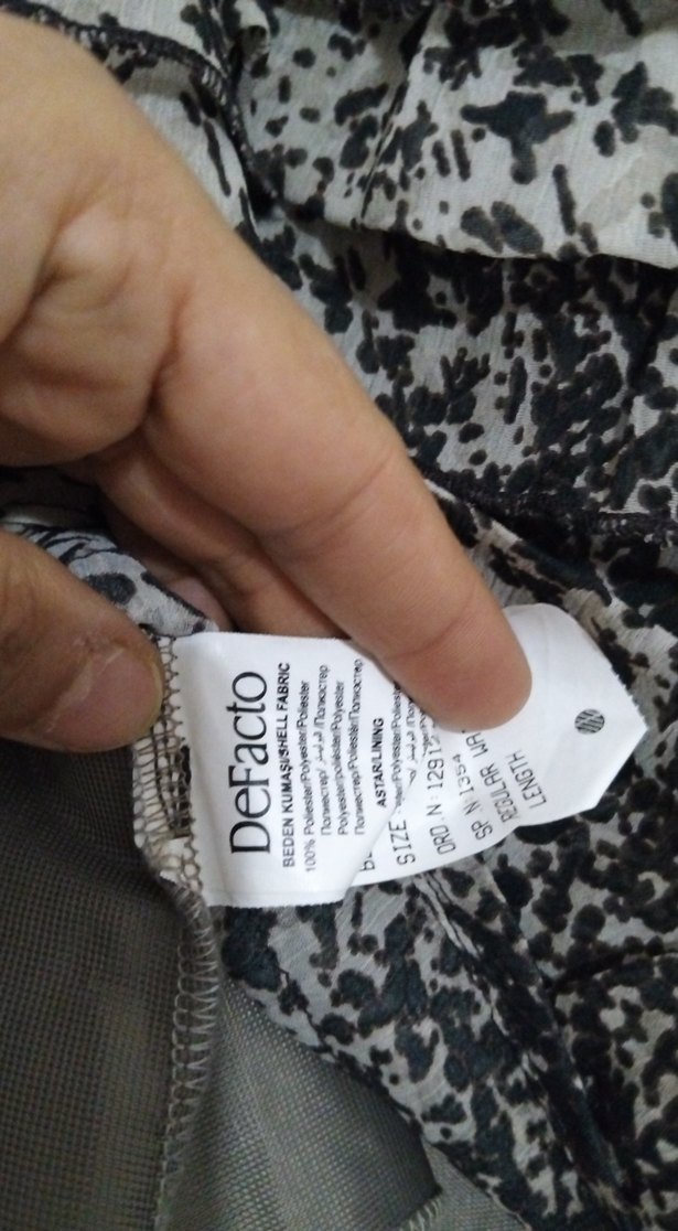 Gri Fırfırlı Mini Etek - Görsel 3