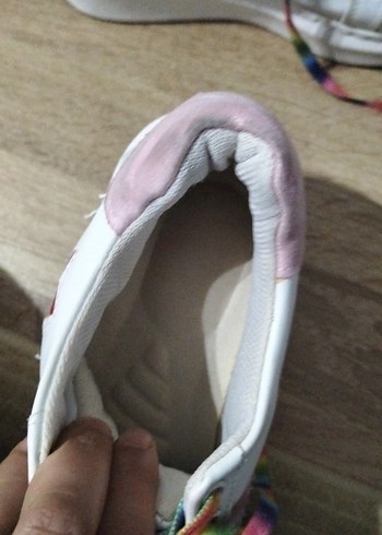 Renkli Bağcıklı Platform Sneaker - Görsel 5