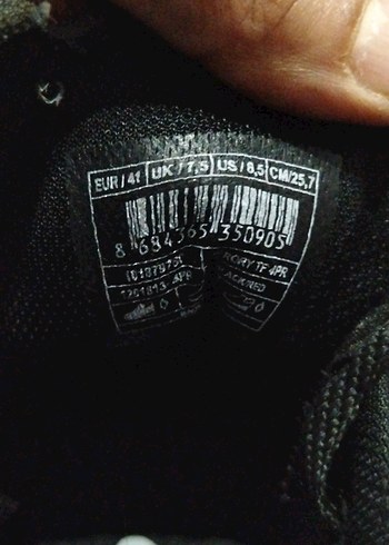 Siyah Bağcıklı Erkek Futbol Ayakkabısı - Görsel 5