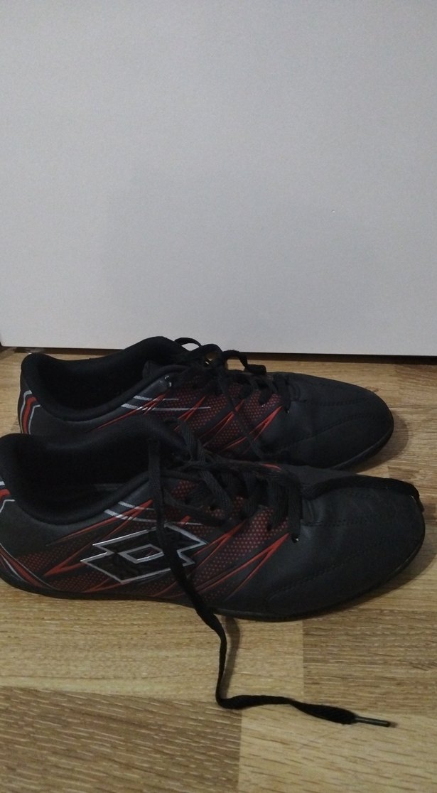 Siyah Bağcıklı Erkek Futbol Ayakkabısı - Görsel 2