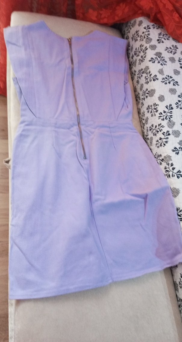 Mor Midi elbise - Görsel 2