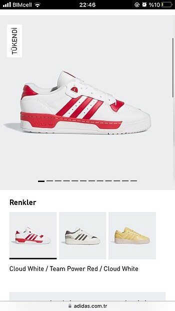 adidas rivalry kadin