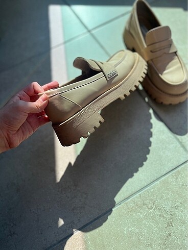 38 Beden ten rengi Renk Nude loafer