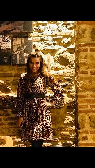 Leopar elbise
