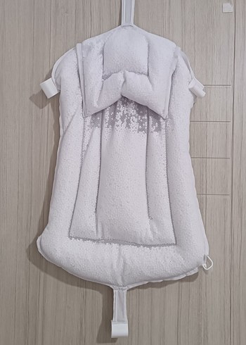 Beyaz Bebek banyo filesi yastıklı - Görsel 2