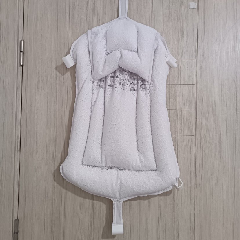 Beyaz Bebek banyo filesi yastıklı - Görsel 2