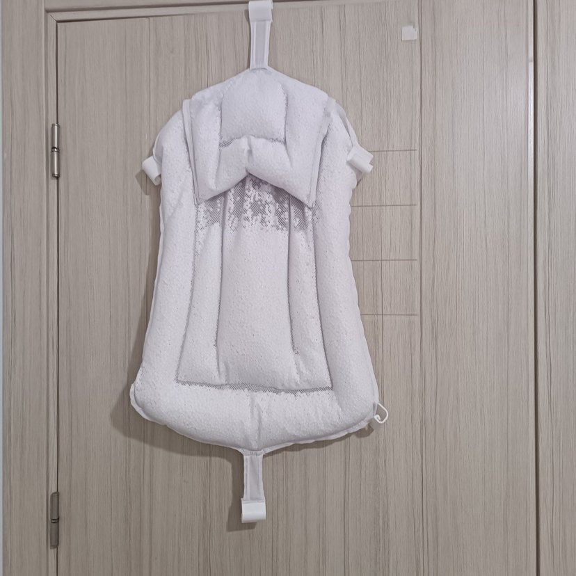 Beyaz Bebek banyo filesi yastıklı - Görsel 3