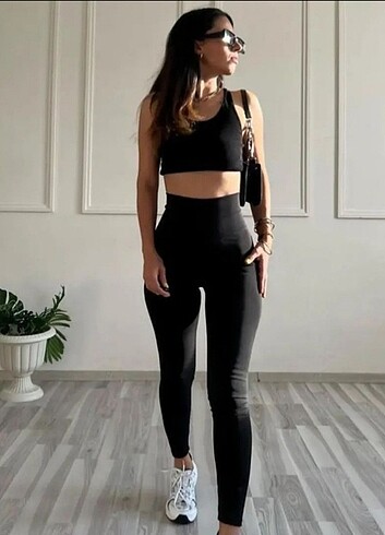 Geniş kemer toparlayıcı Tayt