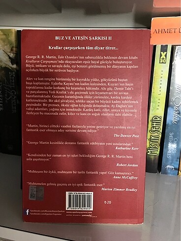  Kralların Çarpışması George R. R. Martin
