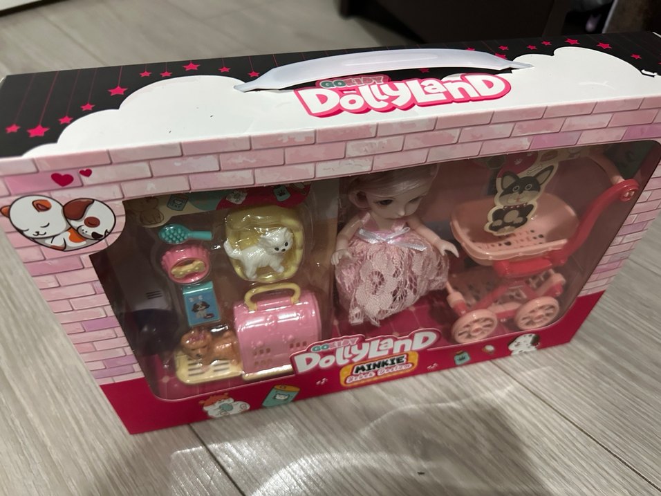 Dollyland oyuncak bebek seti - Görsel 4