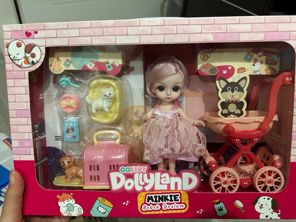 Dollyland oyuncak bebek seti - Görsel 2