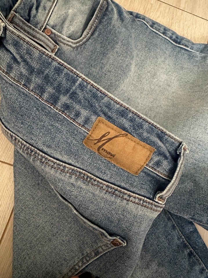 Mavi cındy mom jeans - Görsel 4