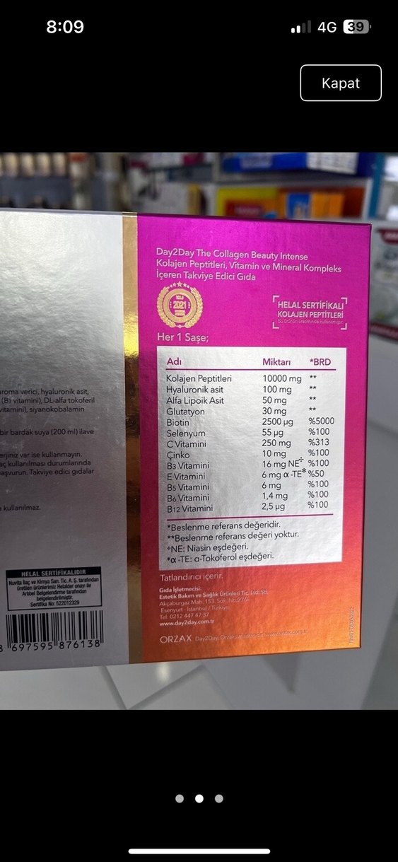 Day2Day Collagen Beauty Intense Kadın Parfümü - Görsel 2