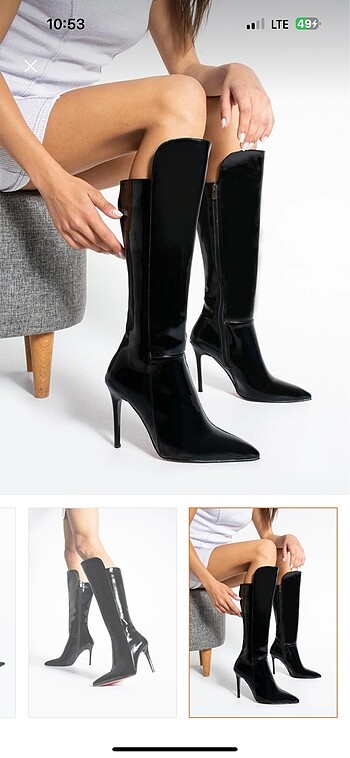Uzun topuklu çizme - Görsel 2