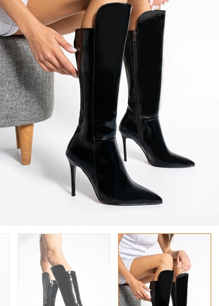 Uzun topuklu çizme - Görsel 2