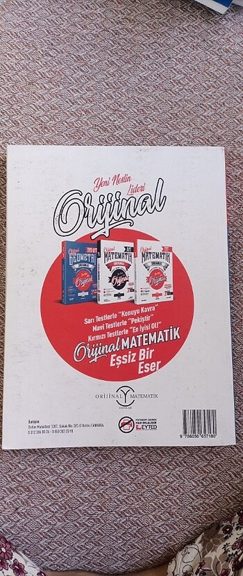  Orijinal Tyt/Ayt Geometri Soru Bankası 