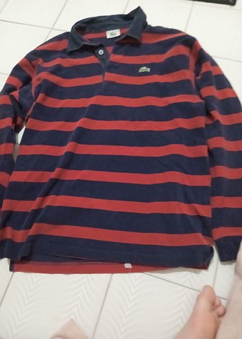 Lacoste Erkek Çizgili Uzun Kollu Polo Tişört