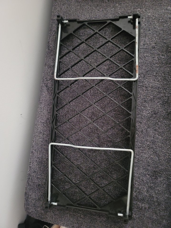 Siyah dolap içi raf organizer - Görsel 3