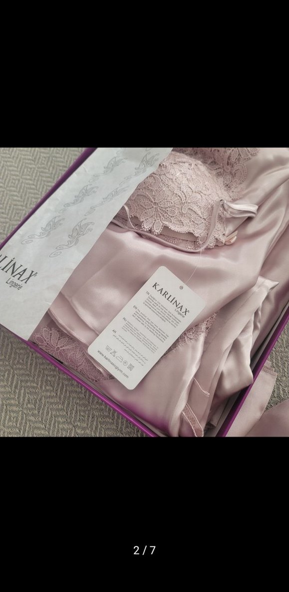 karlinax 6'lı Kadın Pijama çeyiz gecelik Seti - Görsel 2