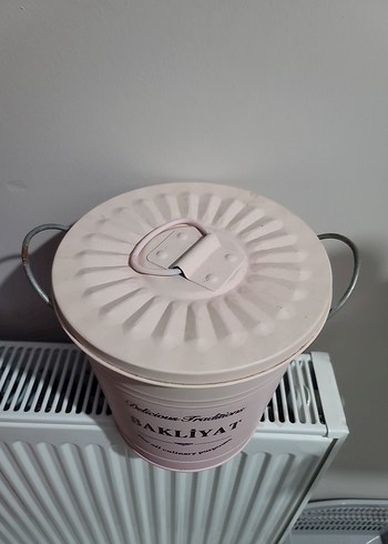 Metal Pastel Pembe Kutusu - Görsel 2