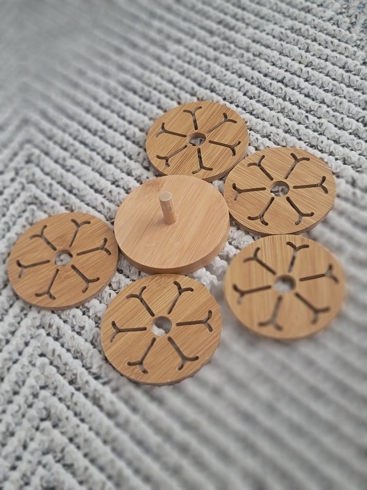 5li Ahşap sıcak altı - Görsel 2