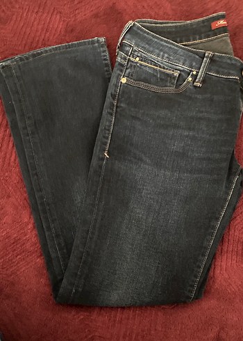Kadın Koyu Renk Normal Boy Denim Jean