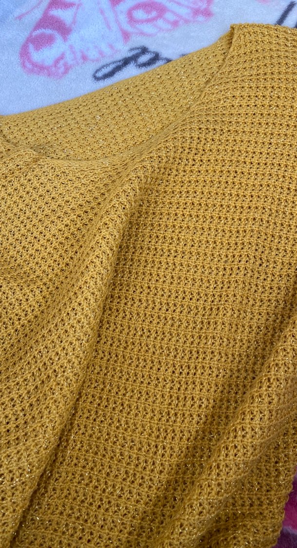 Sarı Bağlama Desenli Çocuk Battaniyesi - Görsel 2