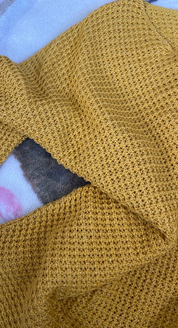 Sarı Bağlama Desenli Çocuk Battaniyesi - Görsel 3