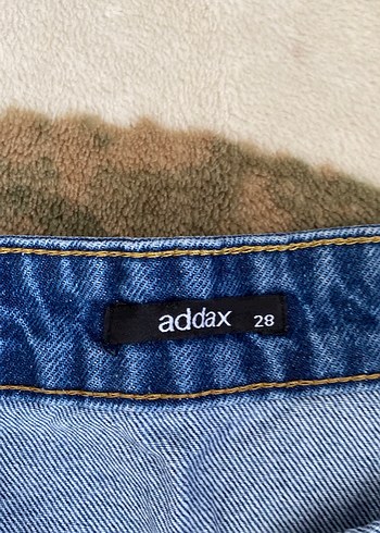 Düğmeli Koyu Mavi Denim Mini Etek - Görsel 3