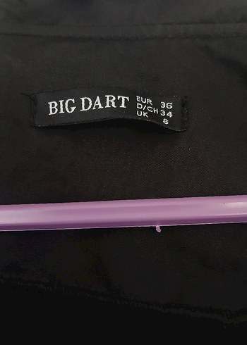 Siyah Düğmeli Uzun Kadın Trençkot - Görsel 2