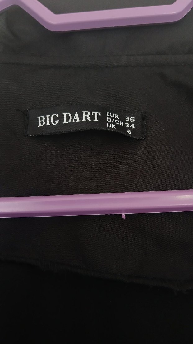 Siyah Düğmeli Uzun Kadın Trençkot - Görsel 2