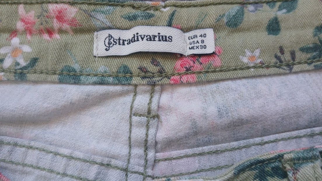 Çiçek Desenli Bohem Mini Şort - Görsel 2