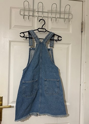 Mavi Denim Mini salopet Fermuarlı - Görsel 2