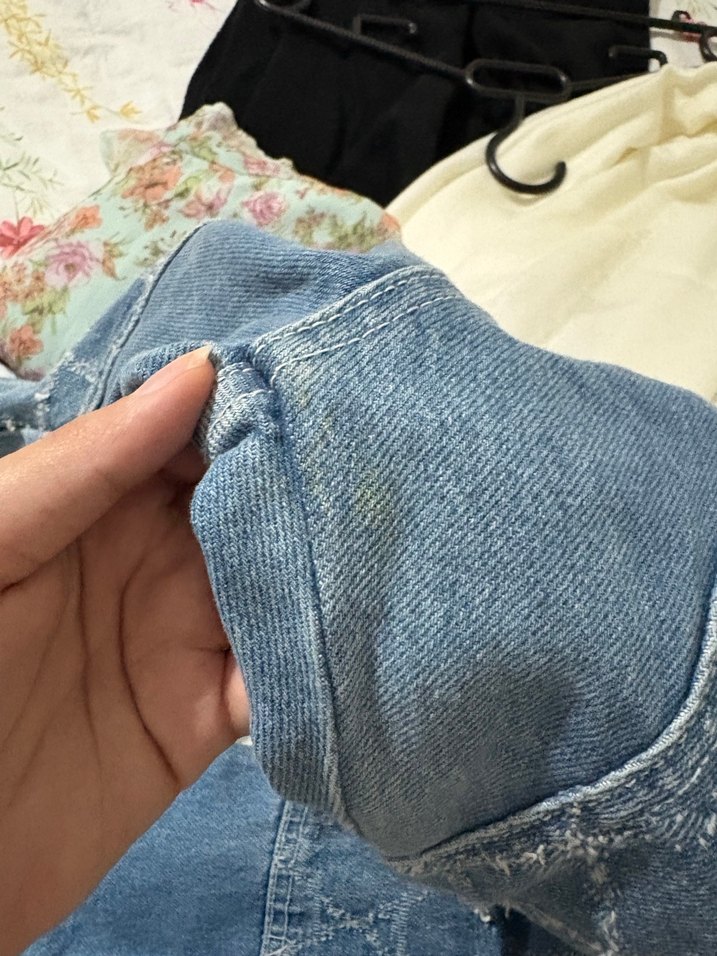 İkoa Paris Gri Mavi erkek Denim Bol Kesim Midi Pantolon — görsel 7/7